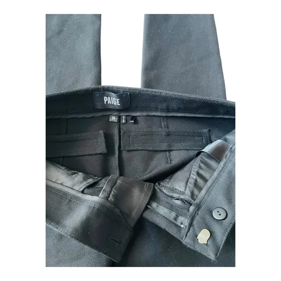 Paige Knit Black Dressy Pants Leggings Women's Size 26 NEW without tags - Picture 10 of 12